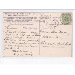 BELGIQUE: BRABANT FLAMAND: MERCHTEM: marché aux poulets kiekenmarkt - très bon état