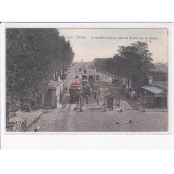 IVRY: l'entrée d'ivry par la porte de la gare, tramway - très bon état