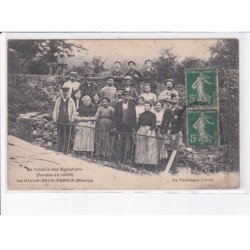 LA VILLE-sous-ORBAIS: la colonie des égoutiers, fondée en 1904, la terrasse 1910 - état