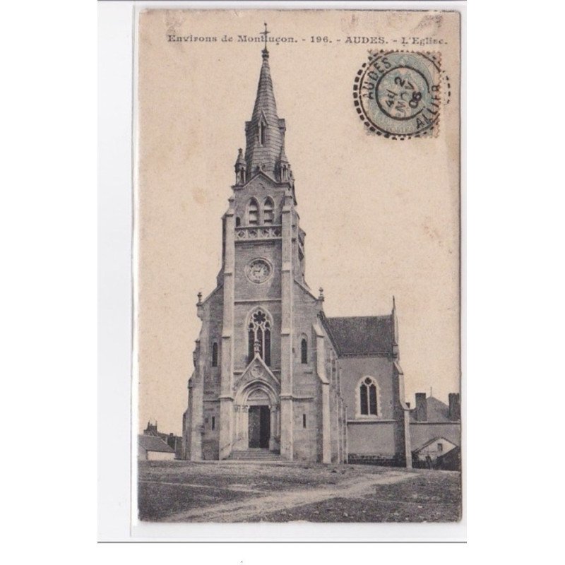 FRANCE : AUDES : l'eglise - tres bon etat