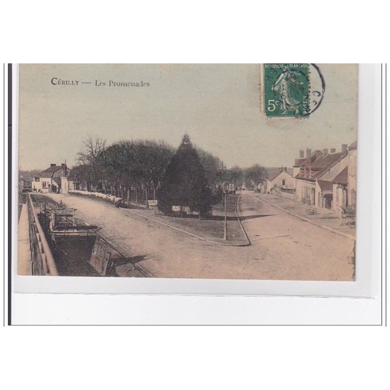 FRANCE : CERILLY : les promenades - tres bon etat