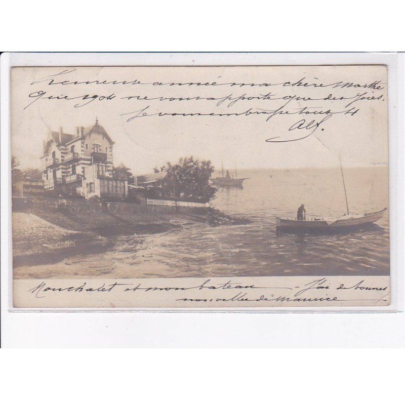 ARCACHON: villa, bateau - très bon état