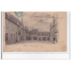 FRANCE : CERILLY : place du marché - tres bon etat