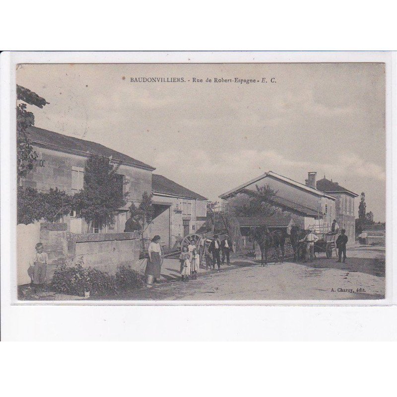 BAUDONVILLERS: rue de robert-espagne - très bon état