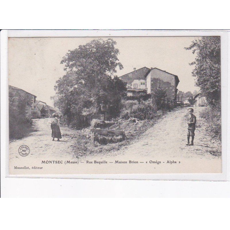 MONTSEC: rue becquille, maison brion, "oméga - alpha" - très bon état