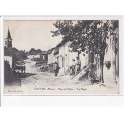 MONTSEC: place de l'église, rue haute - état
