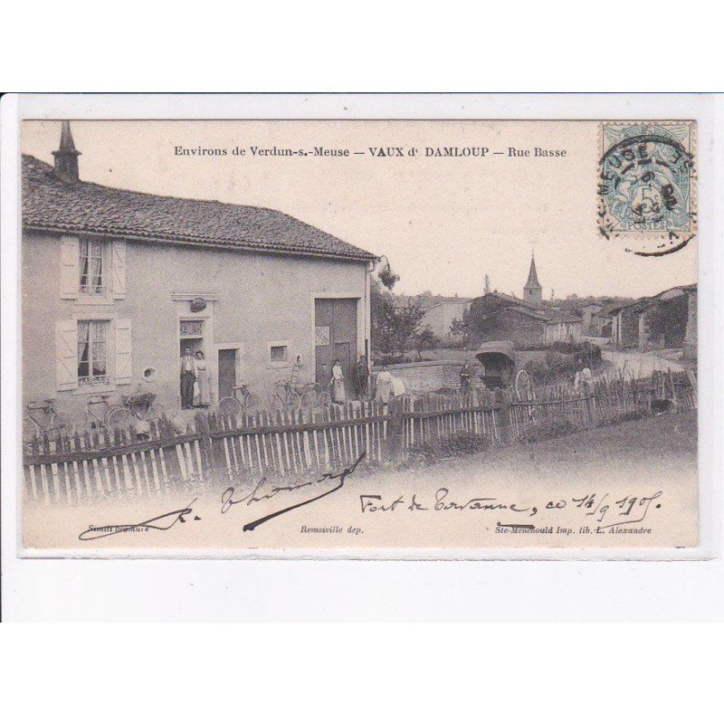 VAUX D' DAMLOUP: rue basse - très bon état