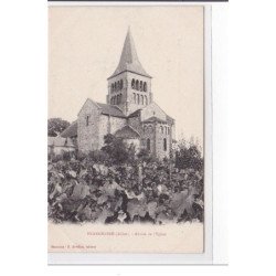 FRANCE : FRANCHESSE : abside de l'eglise - tres bon etat