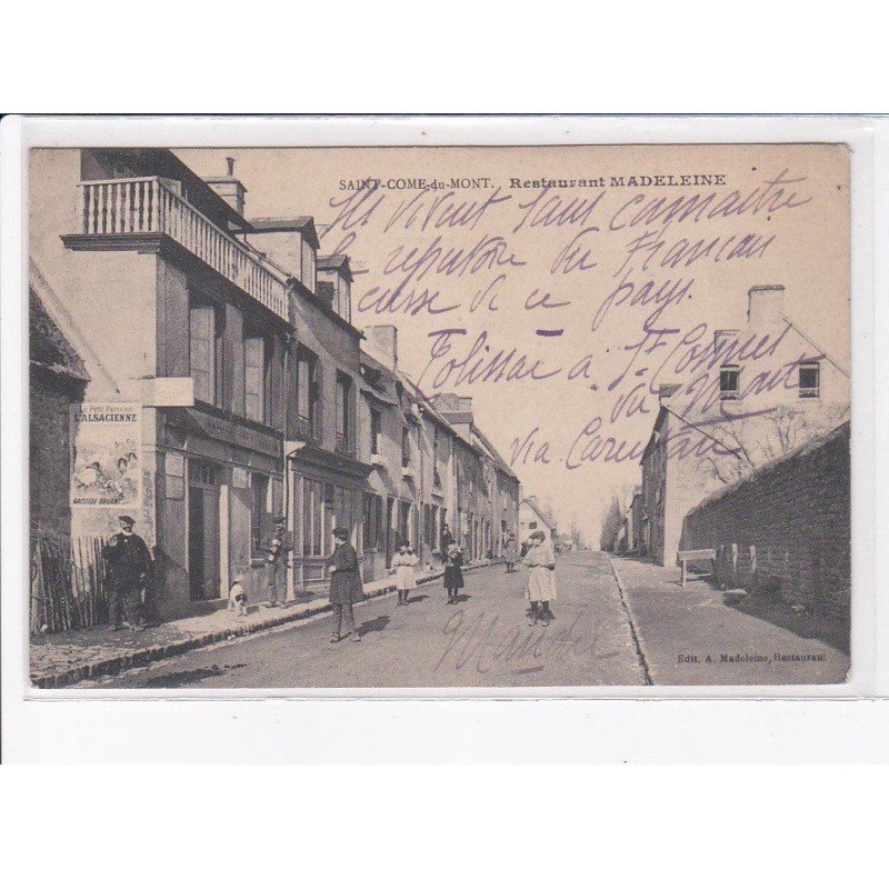 SAINT-COME-du-MONT: restaurant madeleine - très bon état
