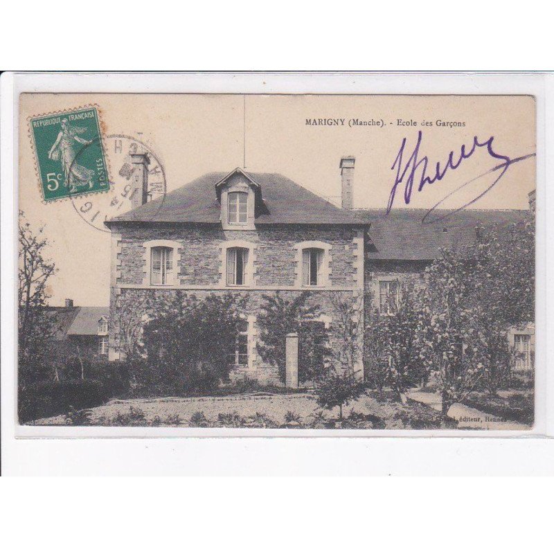 MARIGNY: école des garçons - très bon état