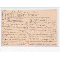 MONTFARVILLE: calvaire et gare du chemin de fer au village de la madeleine - très bon état
