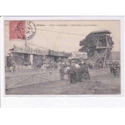 FOLLIGNY: foire champêtre, spectacles et attractions, cirque - très bon état