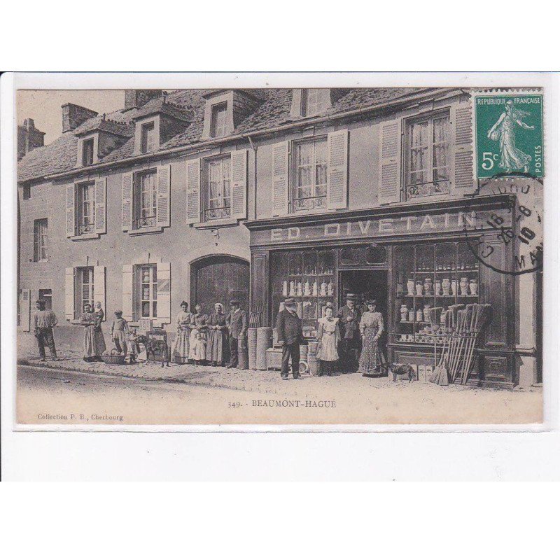 BEAUMONT-HAGUE: Ed. Divetain, commerce, vase - très bon état