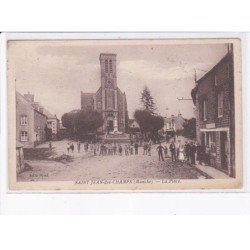 SAINT-JEAN-des-CHAMPS: la place - très bon état