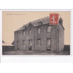 CREANCES: l'école libre de garçons - très bon état