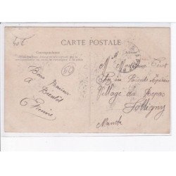 CHERBOURG: 1912, service funèbre en l'honneur des morts de "vendemiaire", le cortege - très bon état