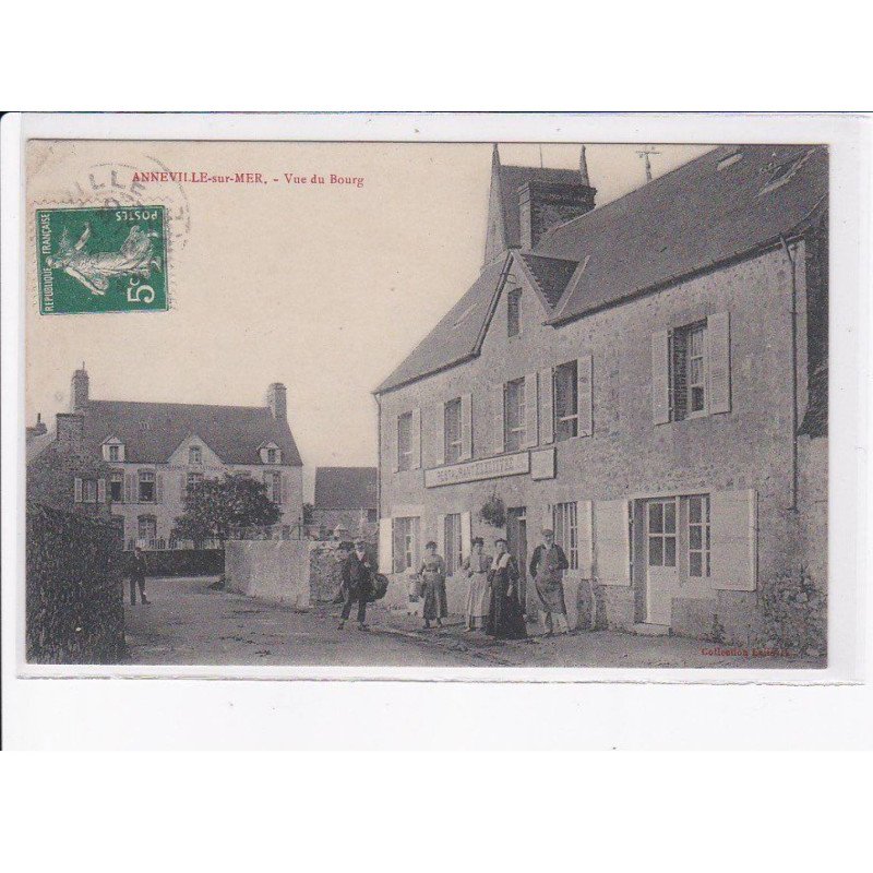 ANNEVILLE-sur-MER: vue du bourg - très bon état