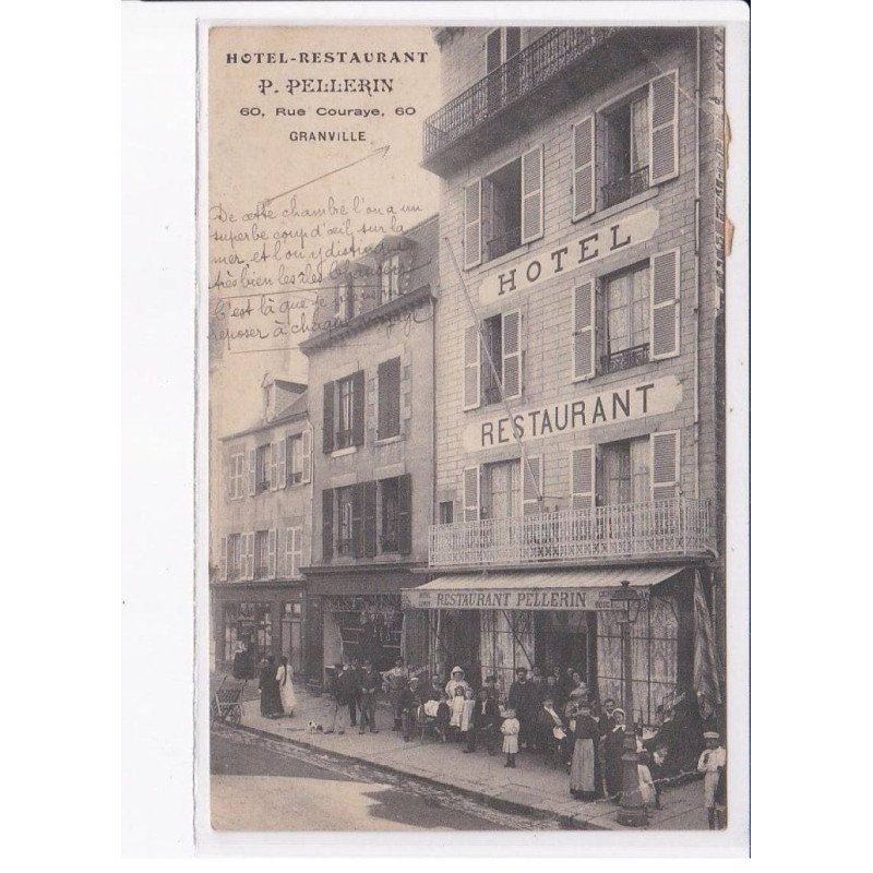 GRANVILLE: hôtel-restaurant P. Pellerin - état