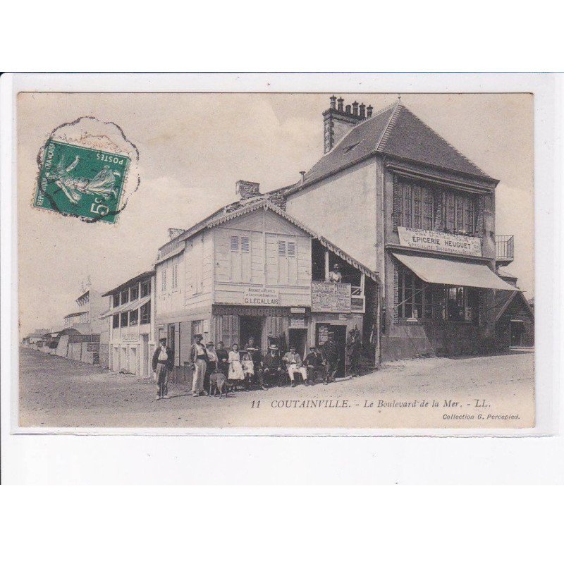 COUTAINVILLE: le boulevard de la mer, épicerie - très bon état
