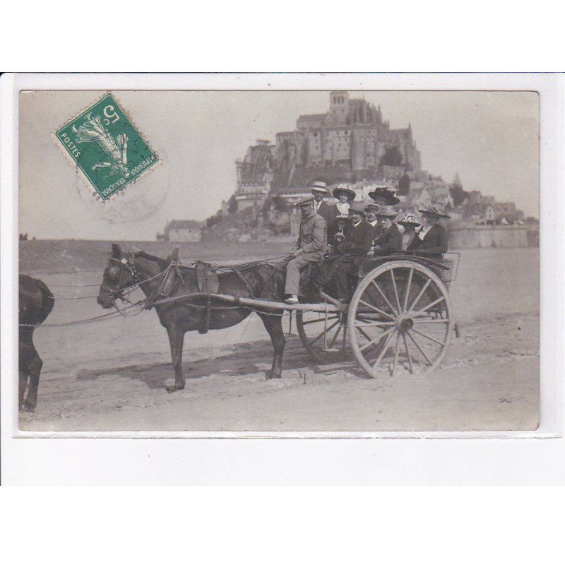 LE MONT-SAINT-MICHEL: genets, attelage - très bon état
