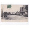 AVRANCHES: l'avenue de la gare et l'hôtel bonneau, tramway - très bon état