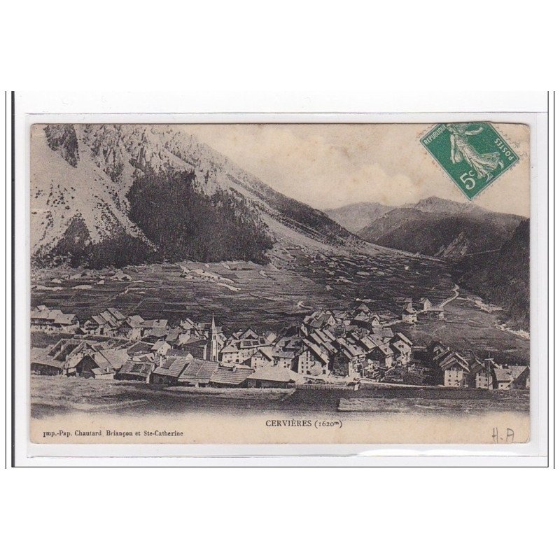 FRANCE : CERVIERES : vue generale - tres bon etat