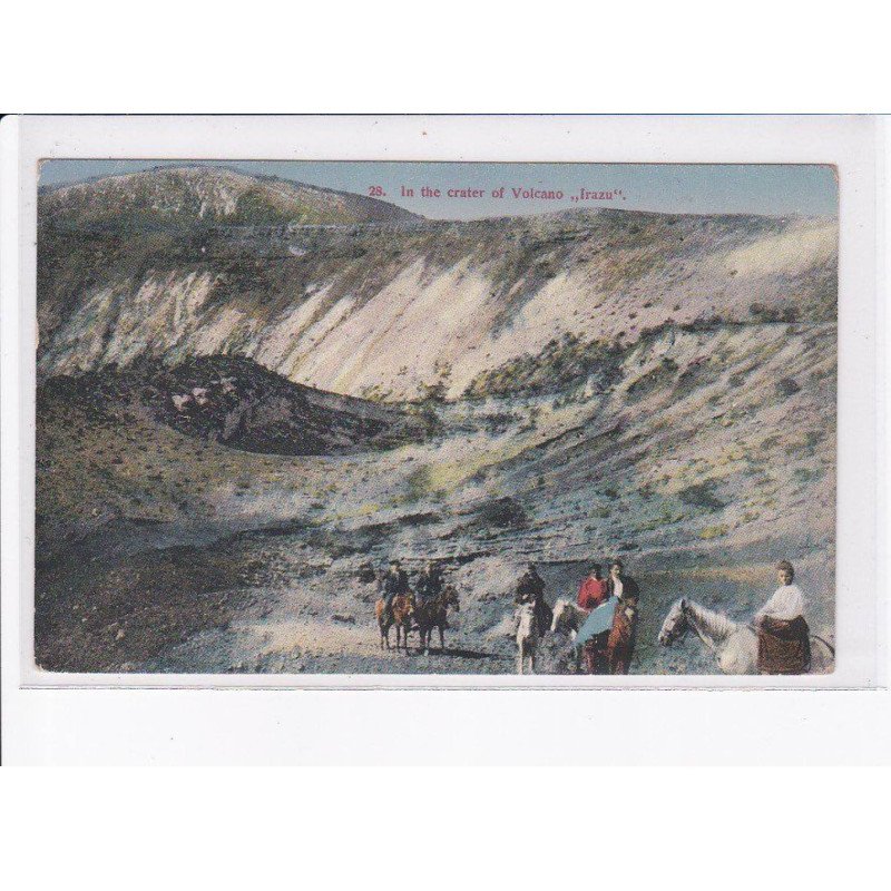 COSTA-RICA: philatelie, in the crater of volcano "irazu" - très bon état