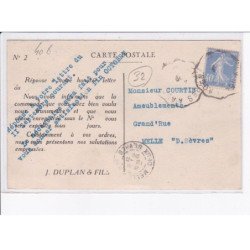 LECTOURE: manufacture J. Duplan et Fils, salle des machines machine à vapeur 130ch - très bon état