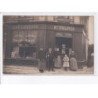 FRANCE: carte photo, à localiser, maison Philippon, vins liqueurs, épicerie mercerie - très bon état