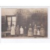 FRANCE: carte photo, à localiser, vins épicerie mercerie - état