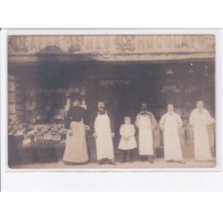 FRANCE: carte photo, à localiser, épicerie, café, chocolat - très bon état