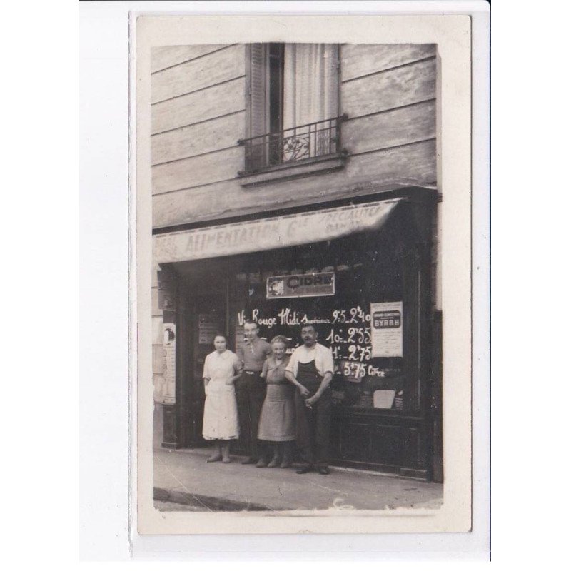 FRANCE: carte photo, à localiser, épicerie - très bon état