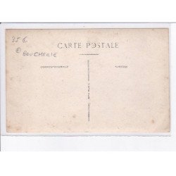 FRANCE: carte photo, à localiser, boucherie - état