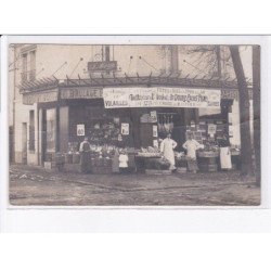 FRANCE: carte photo, à localiser, épicerie morin, volailles - état