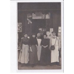 FRANCE: carte photo, à localiser, épicerie, legumes secs, barrey - très bon état