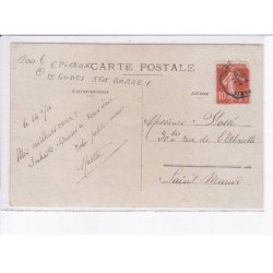 FRANCE: carte photo, à localiser, épicerie, legumes secs, barrey - très bon état