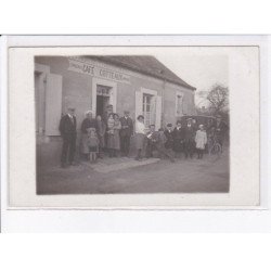 FRANCE: carte photo, à localiser, épicerie café cotteaux, mercerie - très bon état