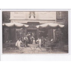 FRANCE: carte photo, à localiser, roind point, billard, Dore - très bon état