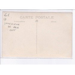 FRANCE: carte photo, à localiser, intérieur de bar, café - très bon état