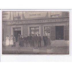 FRANCE: carte photo, à localiser, salle pour noces, café restaurant hôtel - très bon état