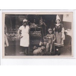 FRANCE: carte photo, à localiser, blanchisserie courot, agneaux, paris (?) 2CPA - état