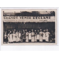 FRANCE: carte photo, à localiser, blanchisserie courot, agneaux, paris (?) 2CPA - état