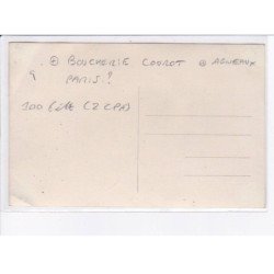 FRANCE: carte photo, à localiser, blanchisserie courot, agneaux, paris (?) 2CPA - état