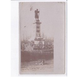 FRANCE: carte photo, à localiser, bateau echoué, monument 3CPA - bon état