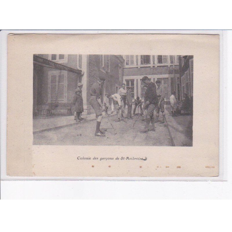 SAINT-AMBROISE: colonie des garçons - état