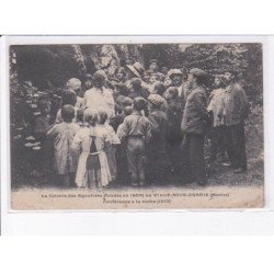 VILLE-sous-ORBAIS: les colonie des égoutiers fondée en 1904, conférence à la roche 1910 - état