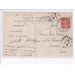 SAINT-ENY: la rue de l'église - état (décollée)