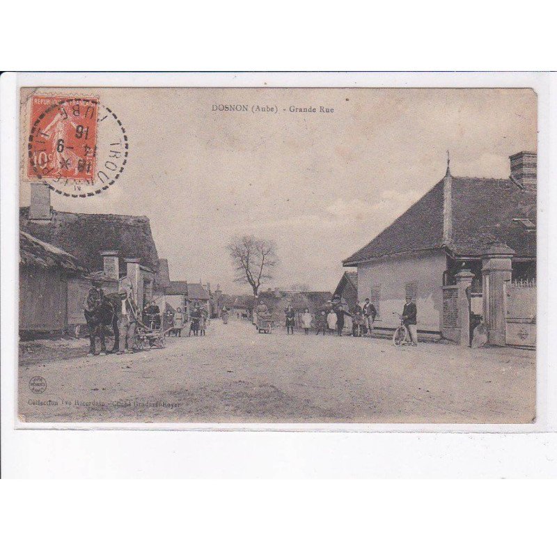 DOSNON: grande rue - état