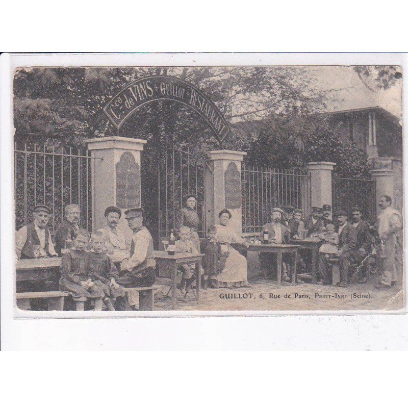 PETIT-IVRY: restaurant Guillot - état