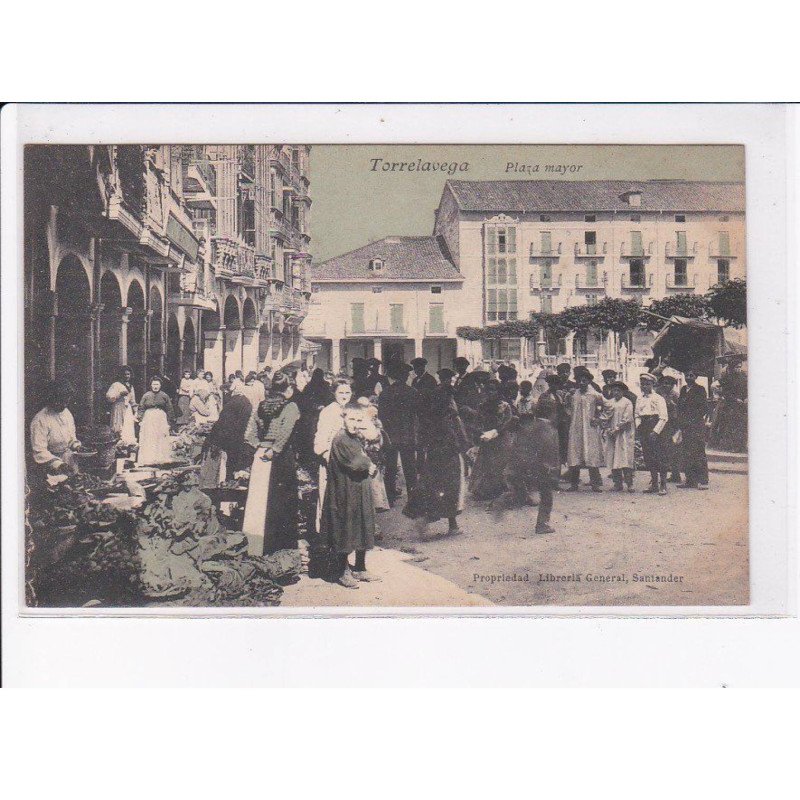 ESPAGNE: CANTABRIA: TORRELAVEGA: plaza major - très bon état